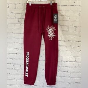 NWT Crooks & Castles Chain C Sweatpants
